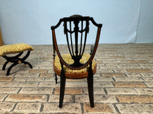 Load image into Gallery viewer, Artisan Geoff Wonnacott Handmade 2 Piece Chair &amp; Ottoman Set
