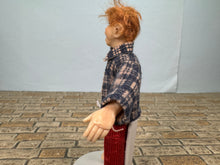 Load image into Gallery viewer, Dollhouse Miniature ~ Artisan Hand Sculpted Barefoot Boy Red Hair
