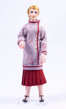Load image into Gallery viewer, Dollhouse Miniature ~ Older Woman Doll in Uniform - Ursula Sauerberg Estate
