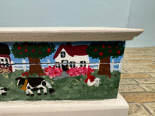 Load image into Gallery viewer, Dollhouse Miniature ~ Artisan Handmade Hand Painted Farm Storage Chest
