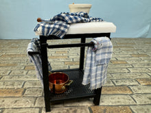 Load image into Gallery viewer, Dollhouse Miniature ~ Artisan Handmade Decorated Kitchen Island / Table
