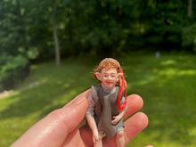 Load image into Gallery viewer, Porcelain Artisan Elf Little Boy Doll Christmas Santa Claus Holiday North Pole
