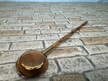 Load image into Gallery viewer, Dollhouse Miniature ~ Artisan Handmade Copper &amp; Wood Old Fashioned Camp Fire Popcorn Maker Americana Eagle
