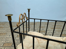 Load image into Gallery viewer, Vintage Artisan CYR Handmade Metal Crib Made In England

