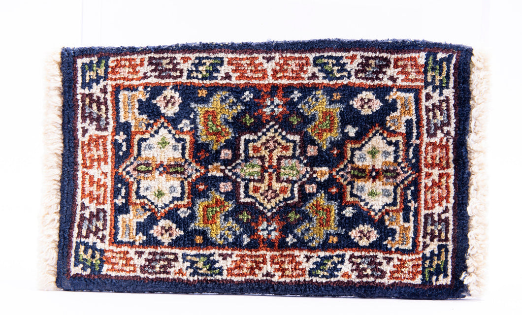 Dollhouse Miniature ~ Barry Dawson Carpet in Black & Greens 5