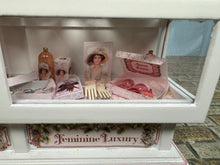 Load image into Gallery viewer, Dollhouse Miniature ~  Artisan Decorated Women&#39;s Luxury Perfume Display Cabinet
