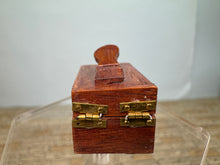 Load image into Gallery viewer, Dollhouse Miniature ~ Artisan Handmade Wooden Shoe Shine Cleaning Shinebox
