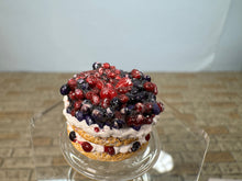 Load image into Gallery viewer, Dollhouse Miniature ~ Artisan Handmade Mixed Berry Cake
