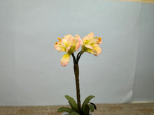 Load image into Gallery viewer, Dollhouse Miniature ~ Artisan Flowers In Vince Stapleton Handmade Wedgewood Pot
