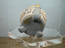 Load image into Gallery viewer, Dollhouse Miniature ~ Artisan Flowers In Vince Stapleton Handmade Wedgewood Pot
