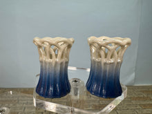 Load image into Gallery viewer, Dollhouse Miniature ~ Artisan Vince Stapleton Handmade Pair Of Flower Vases

