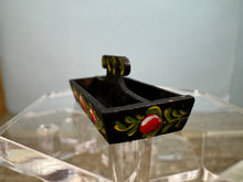 Load image into Gallery viewer, Dollhouse Miniature ~ Artisan Mary Grady O&#39;Brien 2017 Painted Cutlery Box
