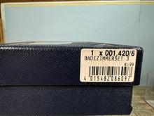 Load image into Gallery viewer, Dollhouse Miniature ~  Half Scale Reutter Porcelain Germany 3 Piece Rose Gold Bathroom Set New In Box
