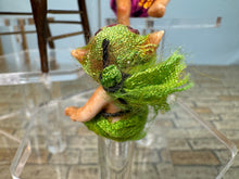 Load image into Gallery viewer, Dollhouse Miniature ~ Artisan Helen Hartzell Hand Sculpted 3 Piece Elf Family Fantasy
