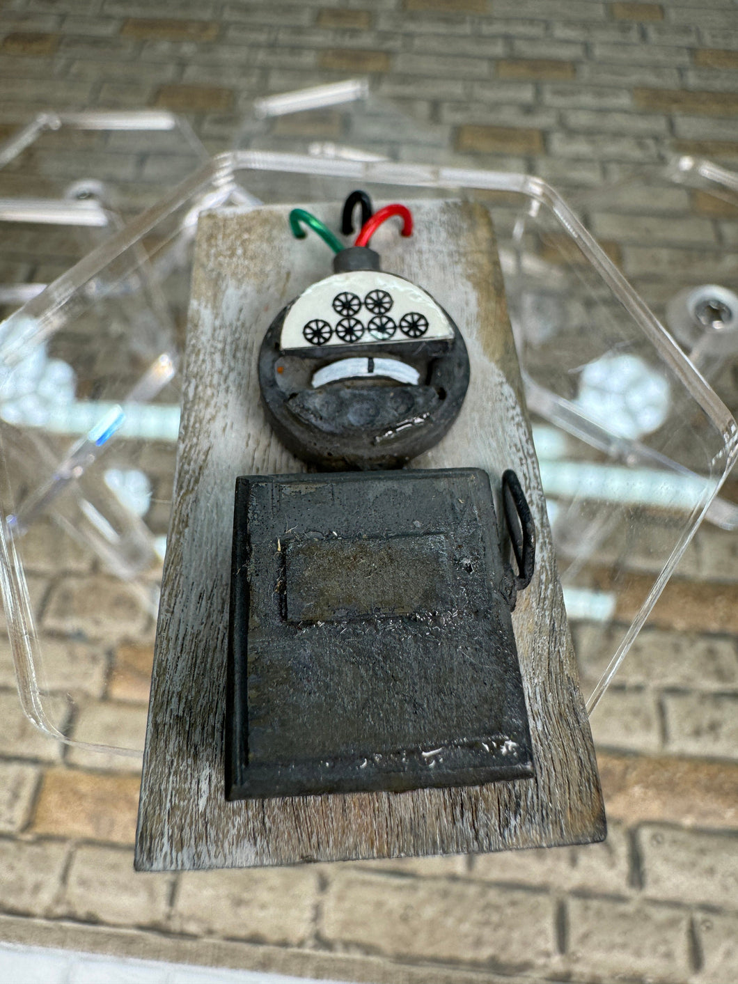 Vintage Artisan Ron Bufton Outdoor Utility Panel Signed