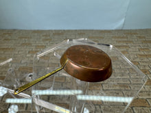 Load image into Gallery viewer, Dollhouse Miniature ~ Artisan Handmade Copper Pan Searing T-Bone Steak
