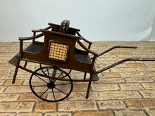 Load image into Gallery viewer, Dollhouse Miniature ~ Vintage Artisan CYR Handmade Metal Carriage
