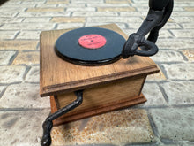 Load image into Gallery viewer, Dollhouse Miniature ~ Artisan Dean Jenson Handmade Record Player
