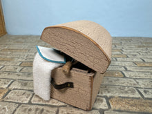 Load image into Gallery viewer, Dollhouse Miniature ~ Artisan Taylor Jade Handmade Decorated Chest Golf Accessories
