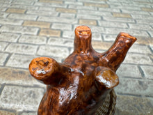 Load image into Gallery viewer, Dollhouse Miniature ~ Artisan Handmade Elephant Wicker Table Signed
