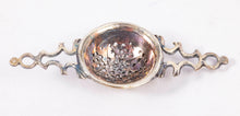 Load image into Gallery viewer, Dollhouse Miniature ~ Obadiah Fisher Sterling Silver Paul Revere Tea Strainer
