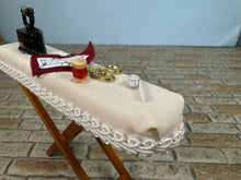 Load image into Gallery viewer, Dollhouse Miniature ~ Decorated Ironing Board Reutter Porcelain Germany
