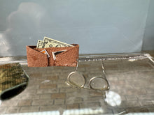 Load image into Gallery viewer, Dollhouse Miniature ~ Artisan Lucy Iducovich Handmade Wallet &amp; Glasses And Case Set Needlepoint

