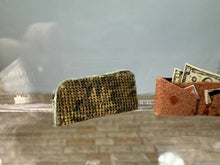 Load image into Gallery viewer, Dollhouse Miniature ~ Artisan Lucy Iducovich Handmade Wallet &amp; Glasses And Case Set Needlepoint
