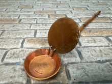 Load image into Gallery viewer, Dollhouse Miniature ~ Artisan Handmade Copper &amp; Wood Old Fashioned Camp Fire Popcorn Maker Americana Eagle
