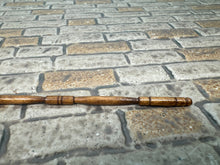 Load image into Gallery viewer, Dollhouse Miniature ~ Artisan Handmade Copper &amp; Wood Old Fashioned Camp Fire Popcorn Maker Americana Eagle
