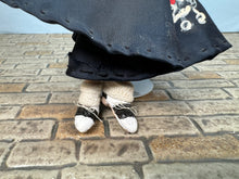 Load image into Gallery viewer, Dollhouse Miniature ~ Artisan Hand Sculpted Woman Doll With Blue Dress Signed
