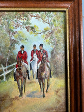 Load image into Gallery viewer, Dollhouse Miniature ~ Vintage IGMA Artist Margaret Nine Horses Oil Painting
