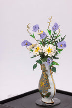 Load image into Gallery viewer, Dollhouse Miniature ~ Blue &amp; White Flower Arrangement by Paula Gilhooley
