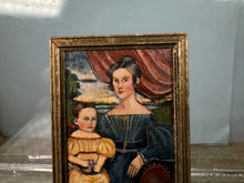 Load image into Gallery viewer, Dollhouse Miniature ~ Artist AES Victorian Woman &amp; Child Painting

