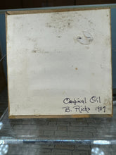 Load image into Gallery viewer, Dollhouse Miniature ~ Artist B. Ricks 1987 Seaguls Oil Painting Original
