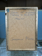 Load image into Gallery viewer, Dollhouse Miniature ~ Artist Josephine Meyer Woman with a Parasol, Facing Left, 1886 Monet Painting Reproduction
