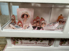 Load image into Gallery viewer, Dollhouse Miniature ~  Artisan Decorated Women&#39;s Luxury Perfume Display Cabinet
