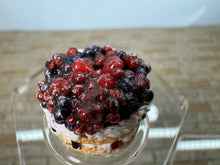 Load image into Gallery viewer, Dollhouse Miniature ~ Artisan Handmade Mixed Berry Cake
