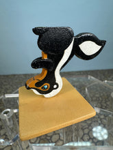 Load image into Gallery viewer, Dollhouse Miniature ~ Vintage Artisan Handmade Hand Painted Skunk Table
