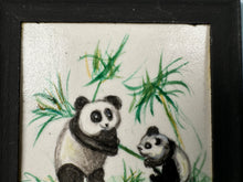 Load image into Gallery viewer, Signed Panda Family Painting
