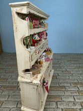 Load image into Gallery viewer, Dollhouse Miniature ~ Artisan Laura Crain - Dollhouse Land - Signed Handmade Decorated Christmas Kitchen Cabinet
