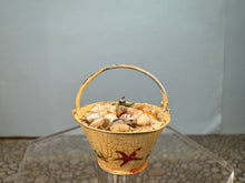 Load image into Gallery viewer, Dollhouse Miniature ~ Artisan Handmade Hand Painted Decorated Beach Bucket
