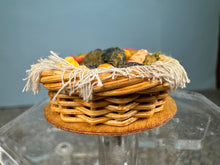 Load image into Gallery viewer, Dollhouse Miniature ~ Artisan Handmade Decorated Beach Shells Basket
