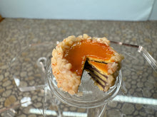 Load image into Gallery viewer, Dollhouse Miniature ~ Artisan Handmade Layered Chocolate Cake On Cake Stand
