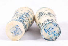 Load image into Gallery viewer, Dollhouse Miniature ~ Amanda Skinner Pair of Blue &amp; White Asian Vases
