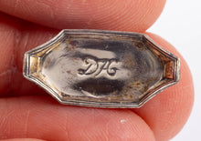 Load image into Gallery viewer, Dollhouse Miniature ~ Obadiah Fisher Sterling Silver Tray with Scissors for Candle
