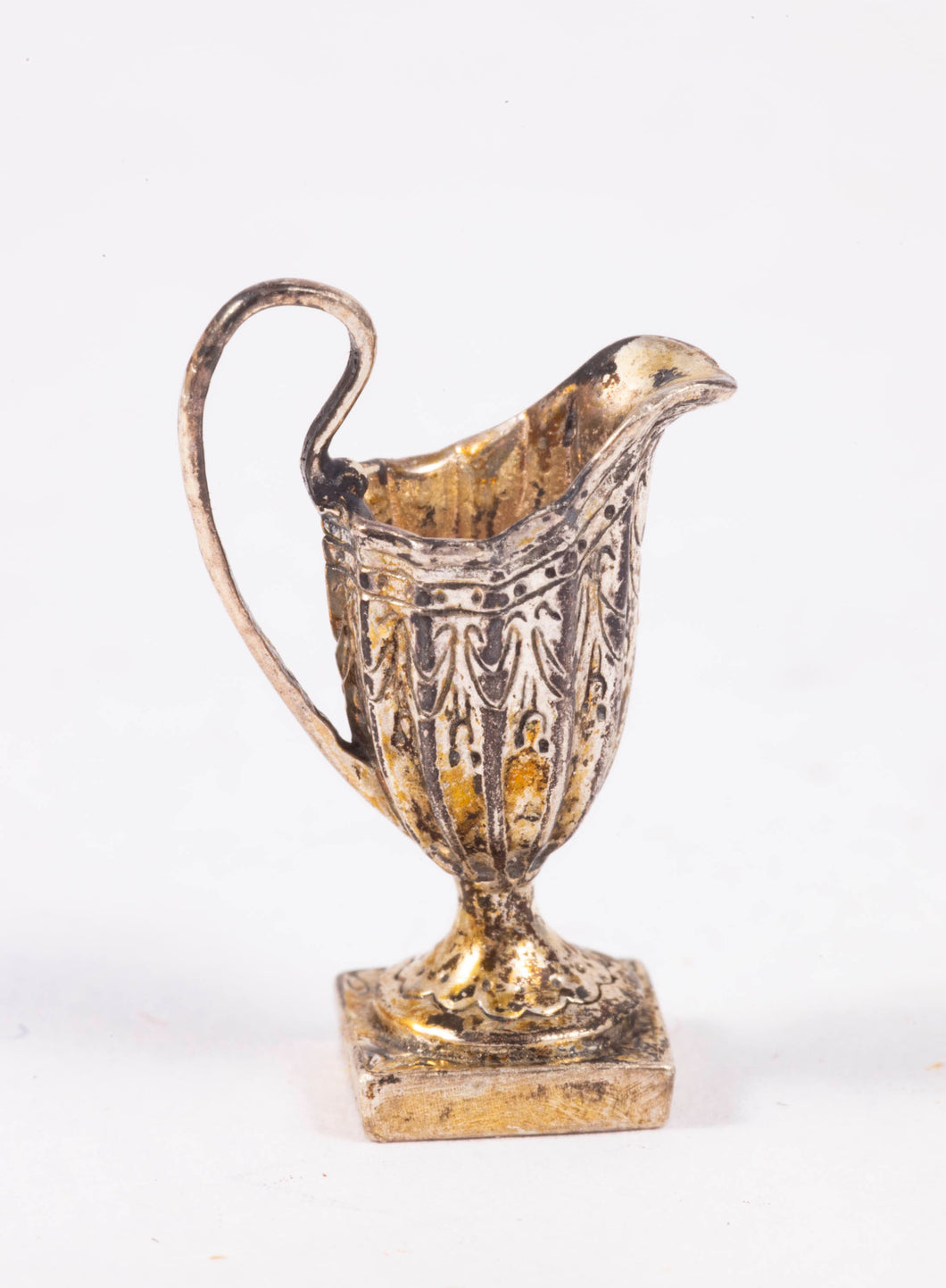 Dollhouse Miniature ~ Obadiah Fisher Sterling Silver Pitcher