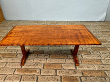 Load image into Gallery viewer, Dollhouse Miniature ~ Vintage Artisan 1985 CY Handmade Wooden Table
