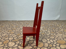 Load image into Gallery viewer, Dollhouse Miniature ~ Vintage Betty&#39;s Wooden Miniatures Handmade Chair
