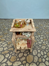 Load image into Gallery viewer, Dollhouse Miniature ~  Artisan Decorated Women&#39;s Side Table
